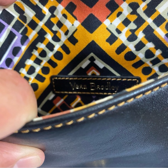 Vera Bradley Shoulder Bag Soft Leather black bag - Picture 3 of 9